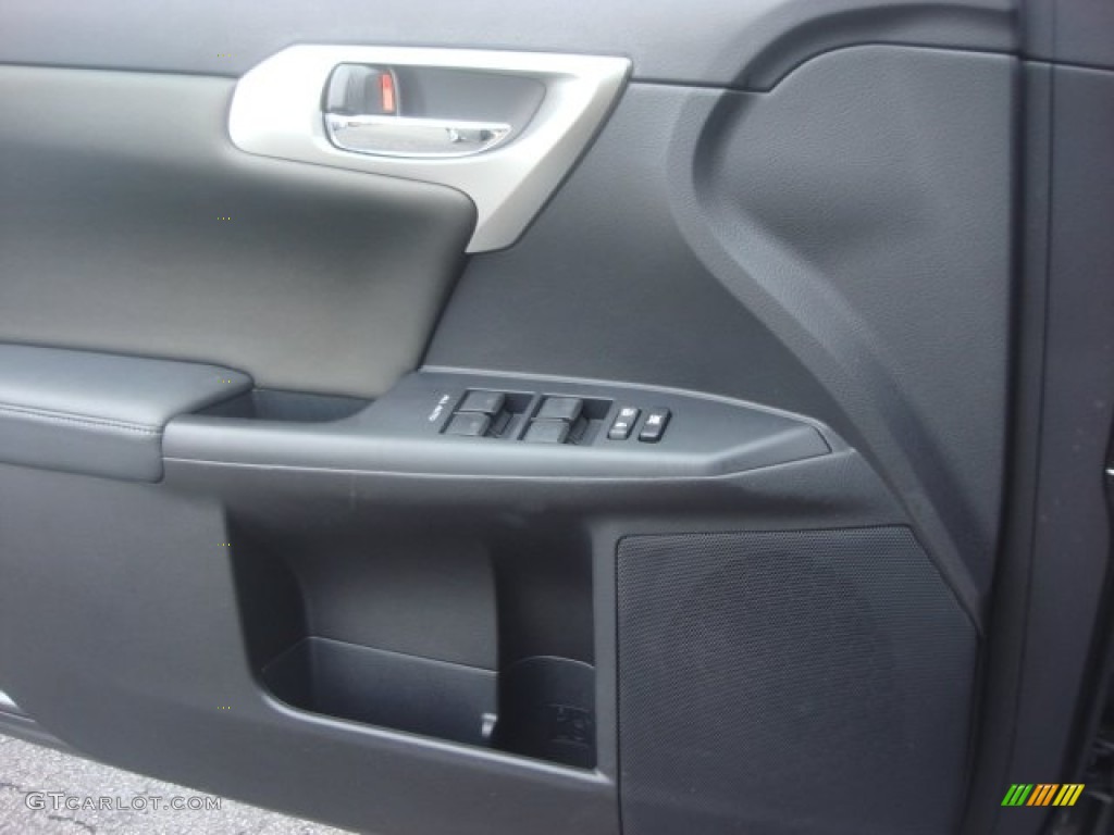 2012 CT 200h Hybrid Premium - Nebula Gray Pearl / Black photo #19