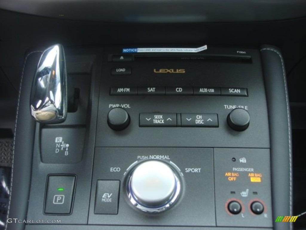 2012 CT 200h Hybrid Premium - Nebula Gray Pearl / Black photo #20