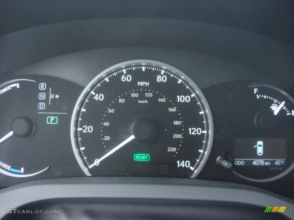 2012 CT 200h Hybrid Premium - Nebula Gray Pearl / Black photo #29