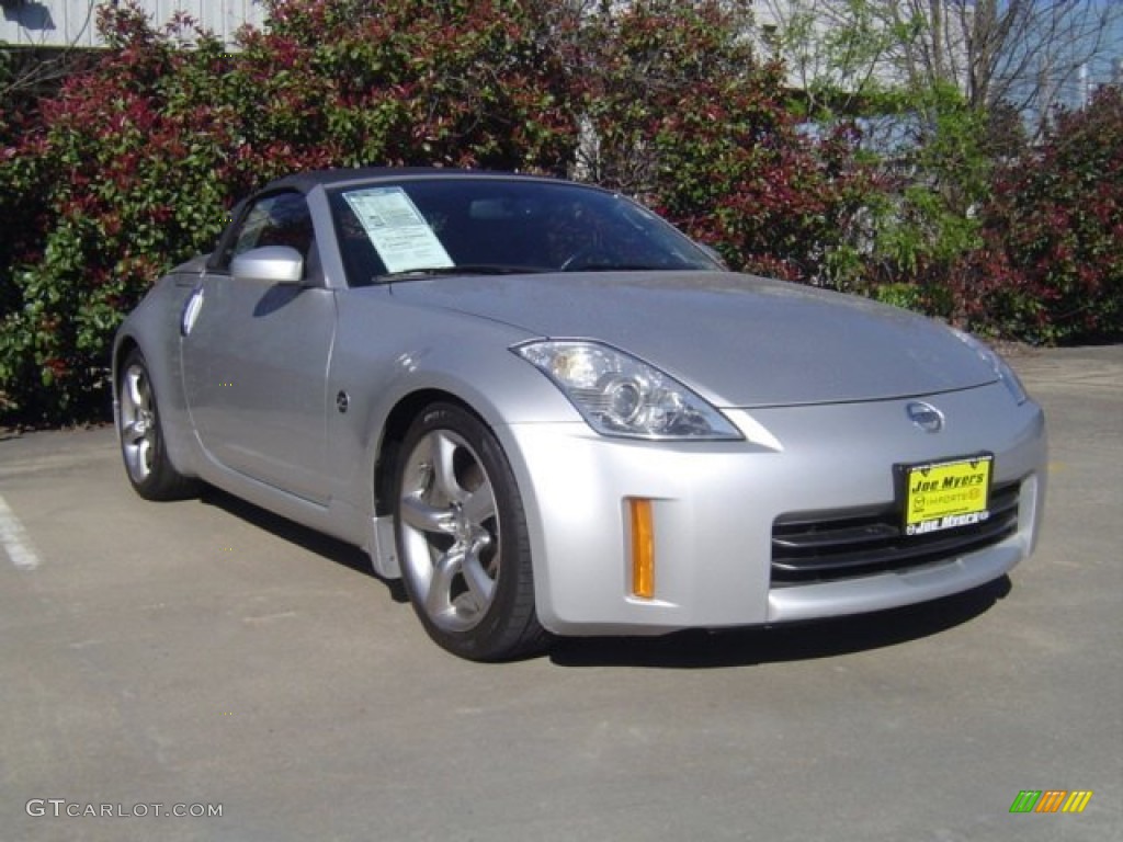 2008 350Z Enthusiast Roadster - Silver Alloy / Charcoal photo #2