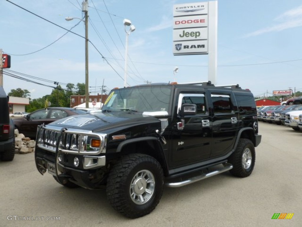 Black 2006 Hummer H2 SUV Exterior Photo #77894887