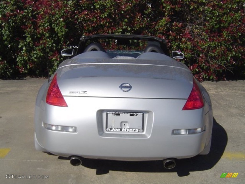 2008 350Z Enthusiast Roadster - Silver Alloy / Charcoal photo #3
