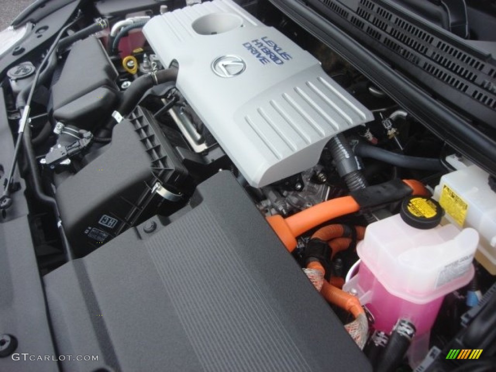 2012 CT 200h Hybrid Premium - Nebula Gray Pearl / Black photo #35