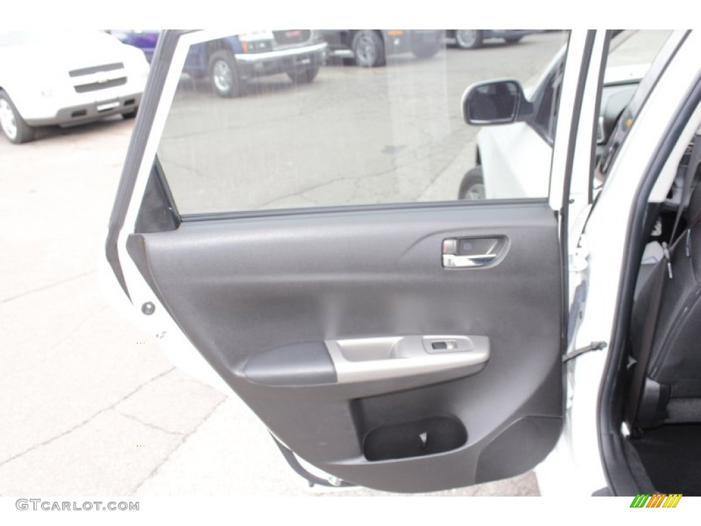 2009 Impreza WRX Sedan - Satin White Pearl / Carbon Black photo #20