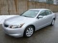 Alabaster Silver Metallic 2009 Honda Accord EX-L Sedan Exterior