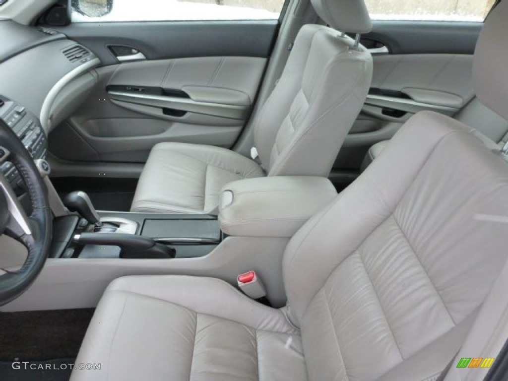 Gray Interior 2009 Honda Accord EX-L Sedan Photo #77896708