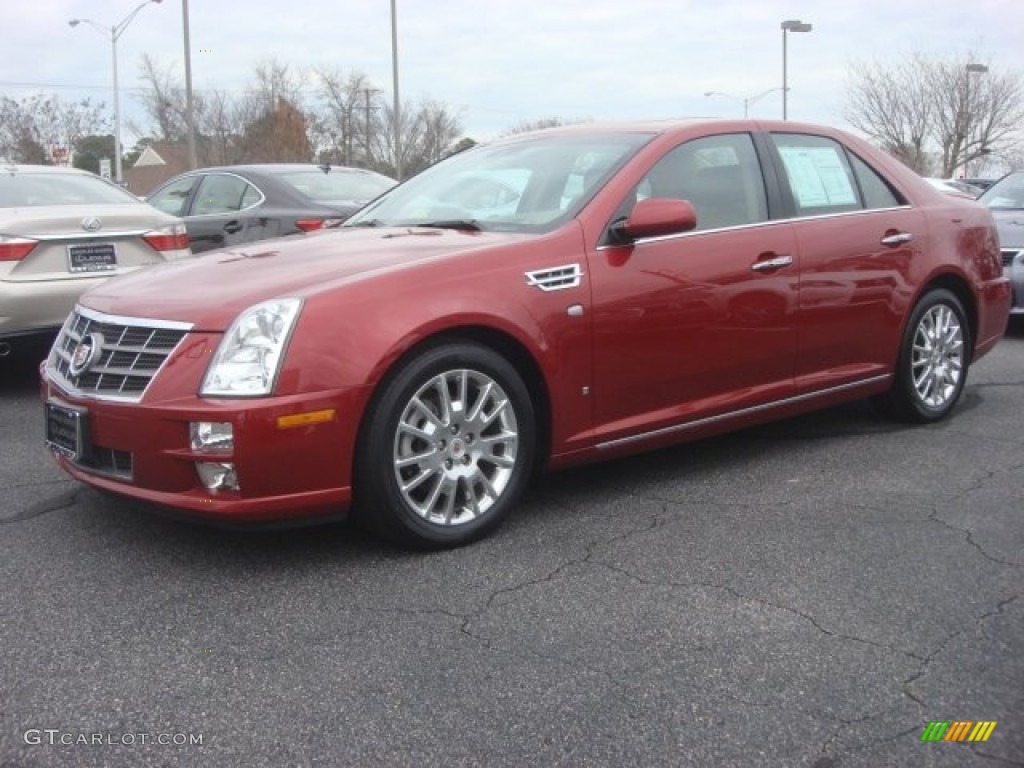Crystal Red 2009 Cadillac STS V6 Exterior Photo #77898310