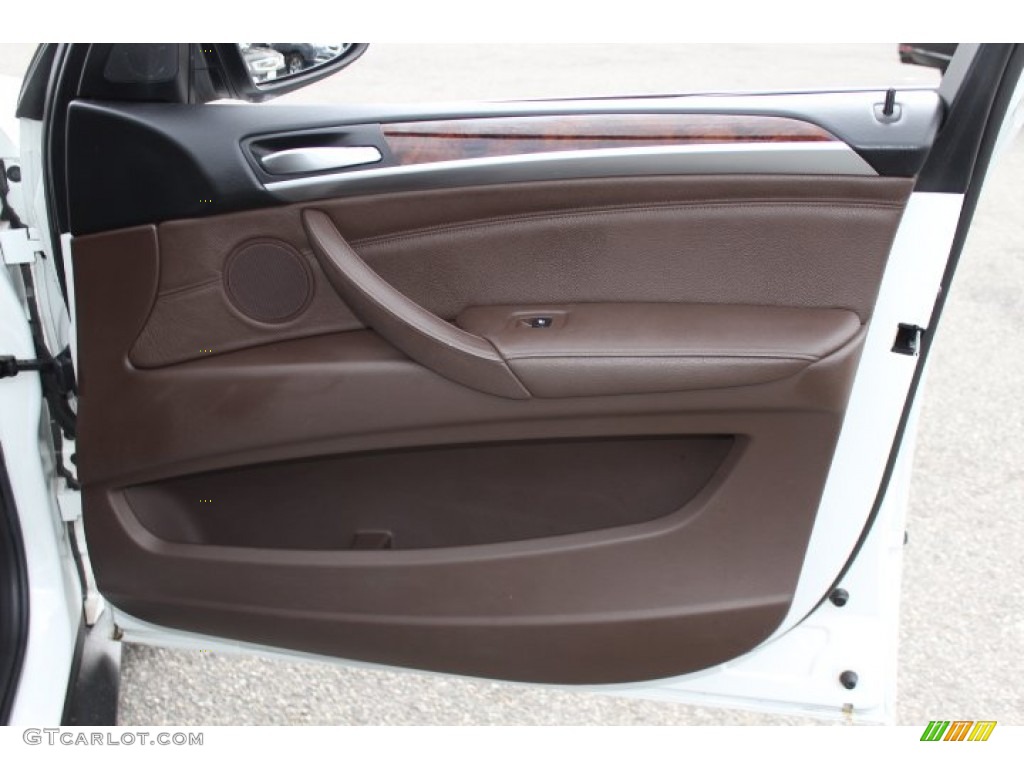 2008 BMW X5 4.8i Tobacco Door Panel Photo #77898674