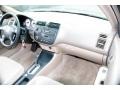 Beige 2002 Honda Civic EX Sedan Dashboard