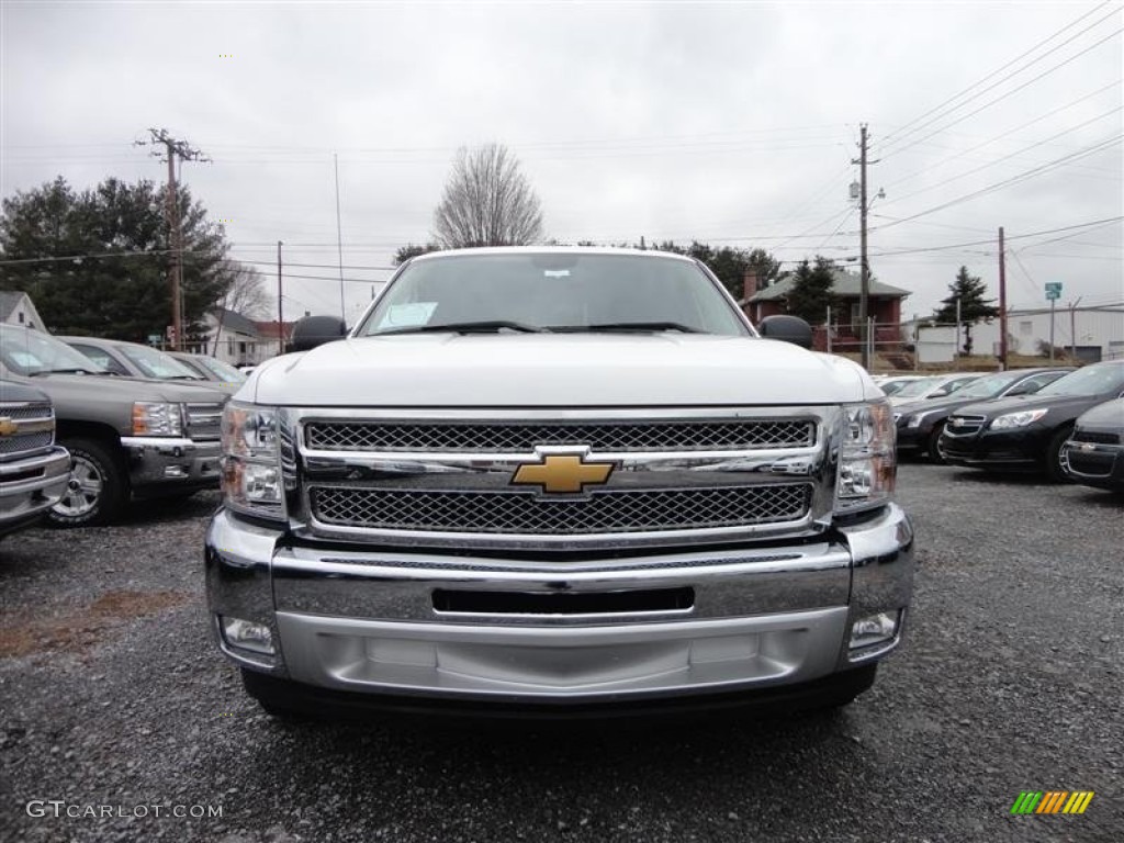 2013 Silverado 1500 LT Crew Cab - Summit White / Ebony photo #2