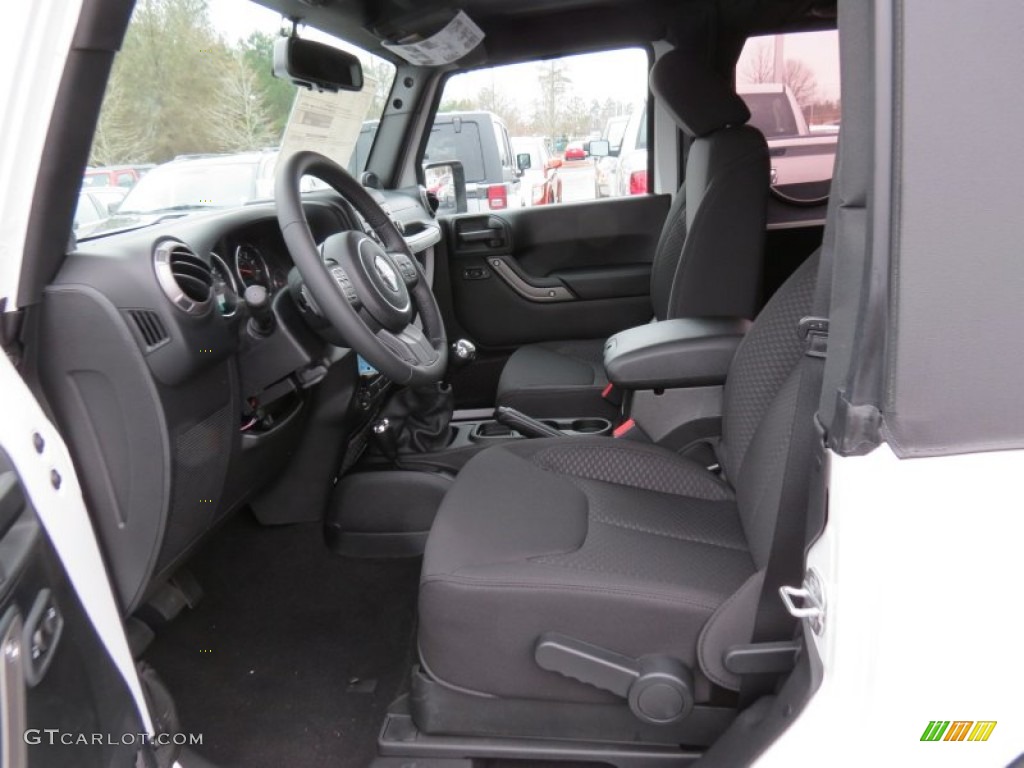 2013 Wrangler Sport 4x4 - Bright White / Black photo #7