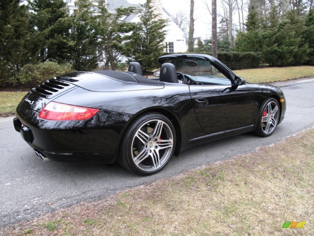 Black 2008 Porsche 911 Carrera S Cabriolet Exterior Photo #77899668