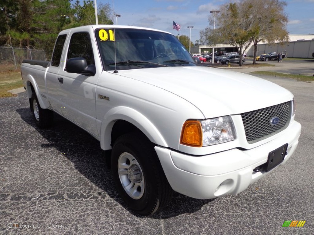 2001 Ranger Edge SuperCab - Oxford White / Dark Graphite photo #10