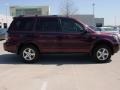 2008 Dark Cherry Pearl Honda Pilot EX-L  photo #8