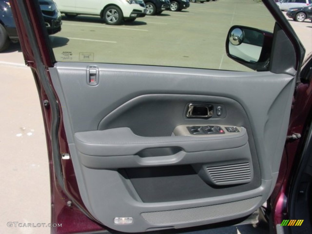2008 Honda Pilot EX-L Gray Door Panel Photo #77899724