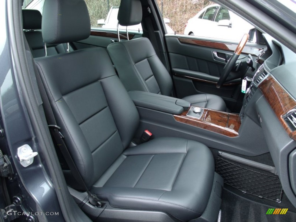 Black Interior 2010 Mercedes-Benz E 350 4Matic Sedan Photo #77900184