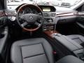 Black 2010 Mercedes-Benz E 350 4Matic Sedan Interior Color