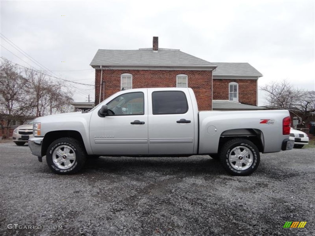 2013 Silverado 1500 LT Crew Cab 4x4 - Silver Ice Metallic / Ebony photo #4