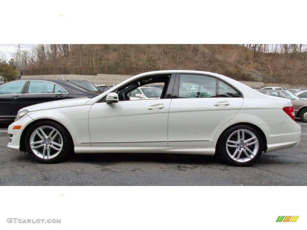 Arctic White 2012 Mercedes-Benz C 300 Sport 4Matic Exterior Photo #77900421