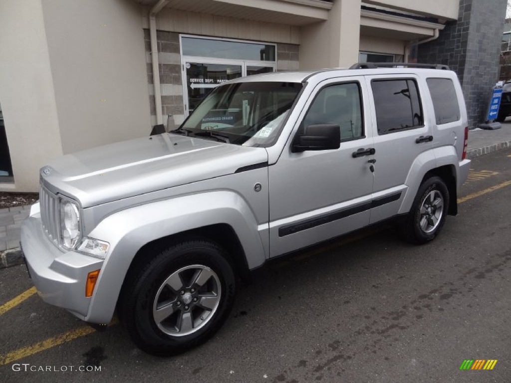 Light Graystone Pearl 2008 Jeep Liberty Sport 4x4 Exterior Photo #77900512