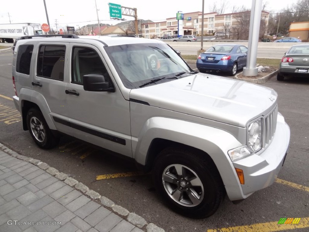 Light Graystone Pearl 2008 Jeep Liberty Sport 4x4 Exterior Photo #77900678