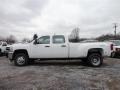 Summit White - Silverado 3500HD WT Crew Cab 4x4 Dually Photo No. 4