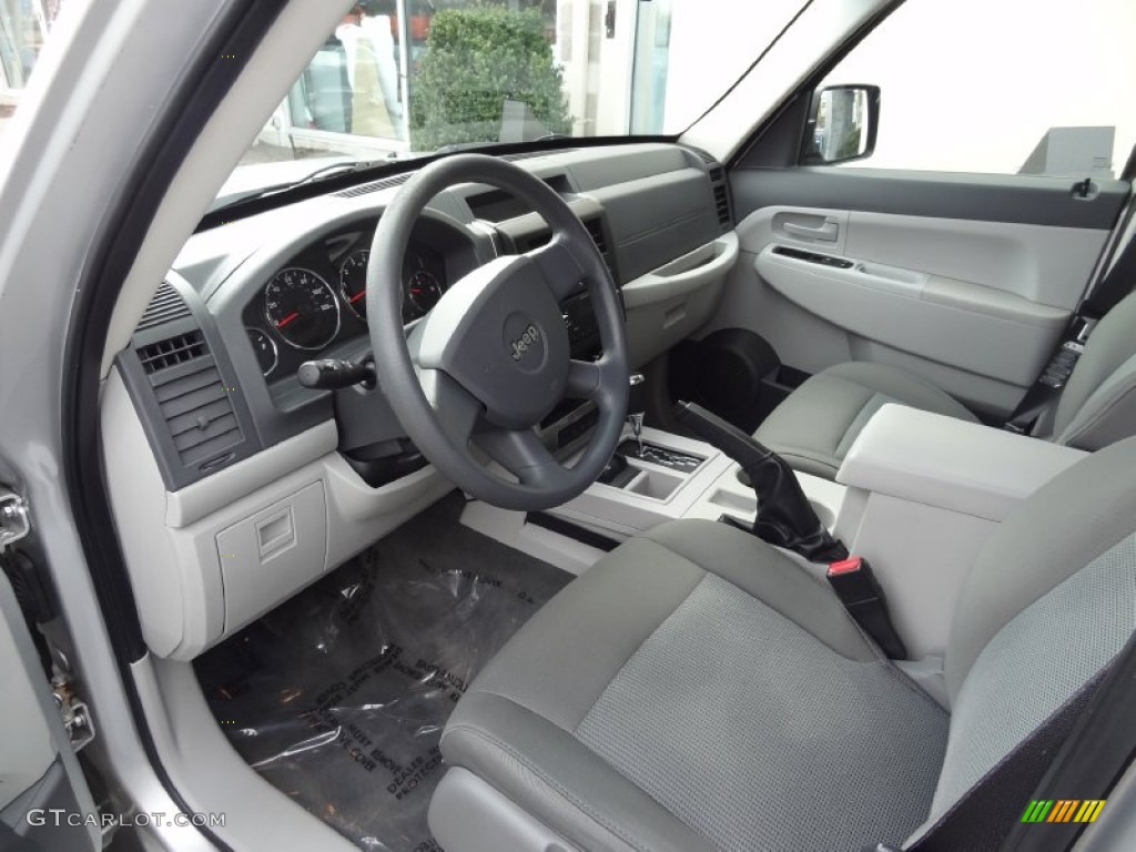 Pastel Slate Gray Interior 2008 Jeep Liberty Sport 4x4 Photo #77900773