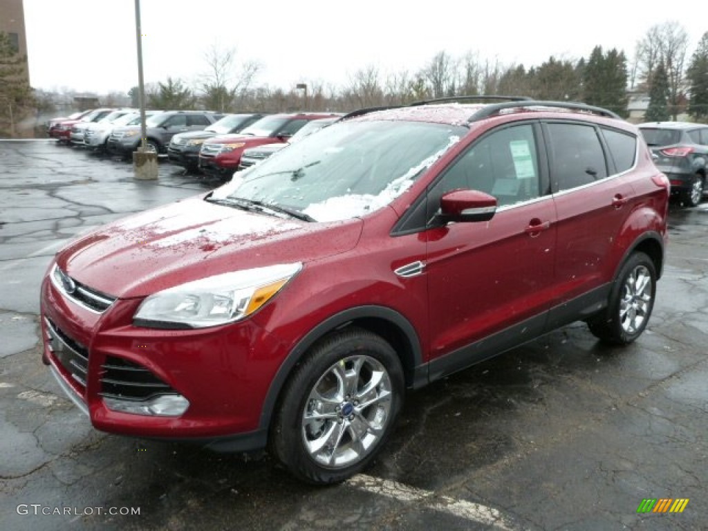 2013 Escape SEL 1.6L EcoBoost 4WD - Ruby Red Metallic / Charcoal Black photo #5