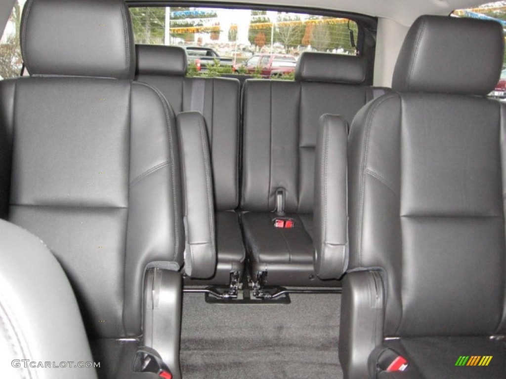 Ebony Interior 2013 Chevrolet Tahoe LTZ 4x4 Photo #77901016