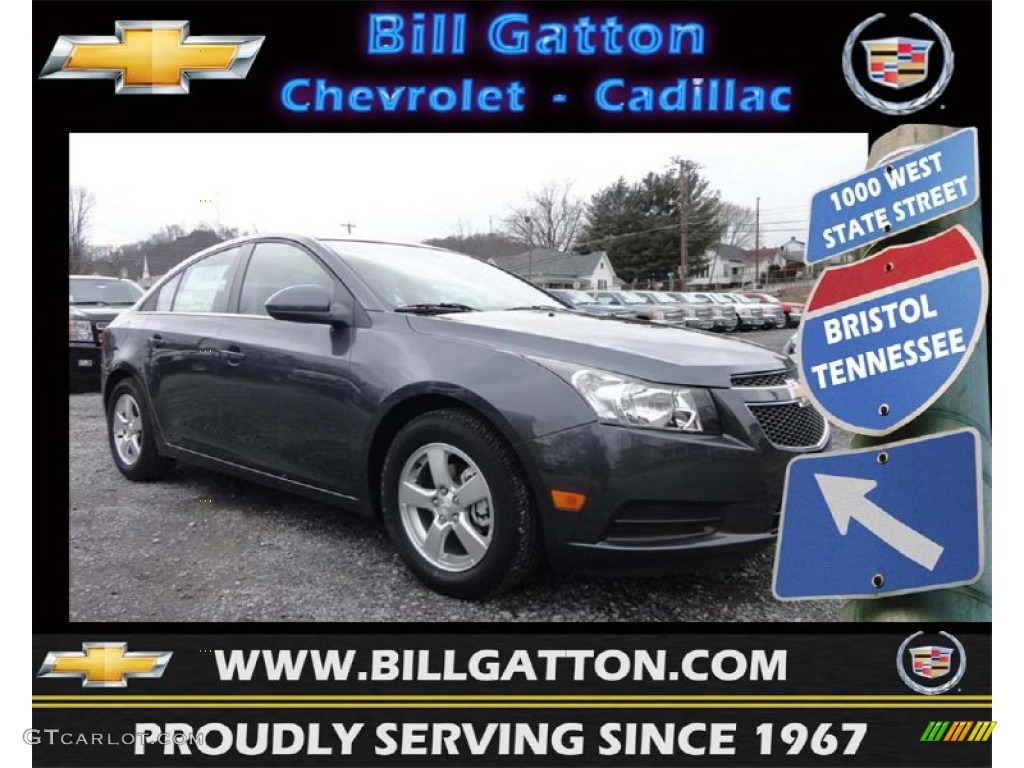 2013 Cruze LT - Cyber Gray Metallic / Medium Titanium photo #1