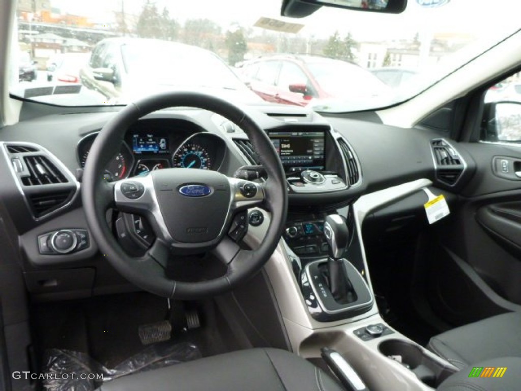 2013 Ford Escape SEL 1.6L EcoBoost 4WD Charcoal Black Dashboard Photo #77901453