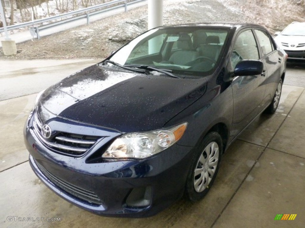 Nautical Blue Metallic 2013 Toyota Corolla LE Exterior Photo #77902044