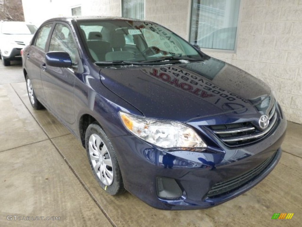 Nautical Blue Metallic 2013 Toyota Corolla LE Exterior Photo #77902071