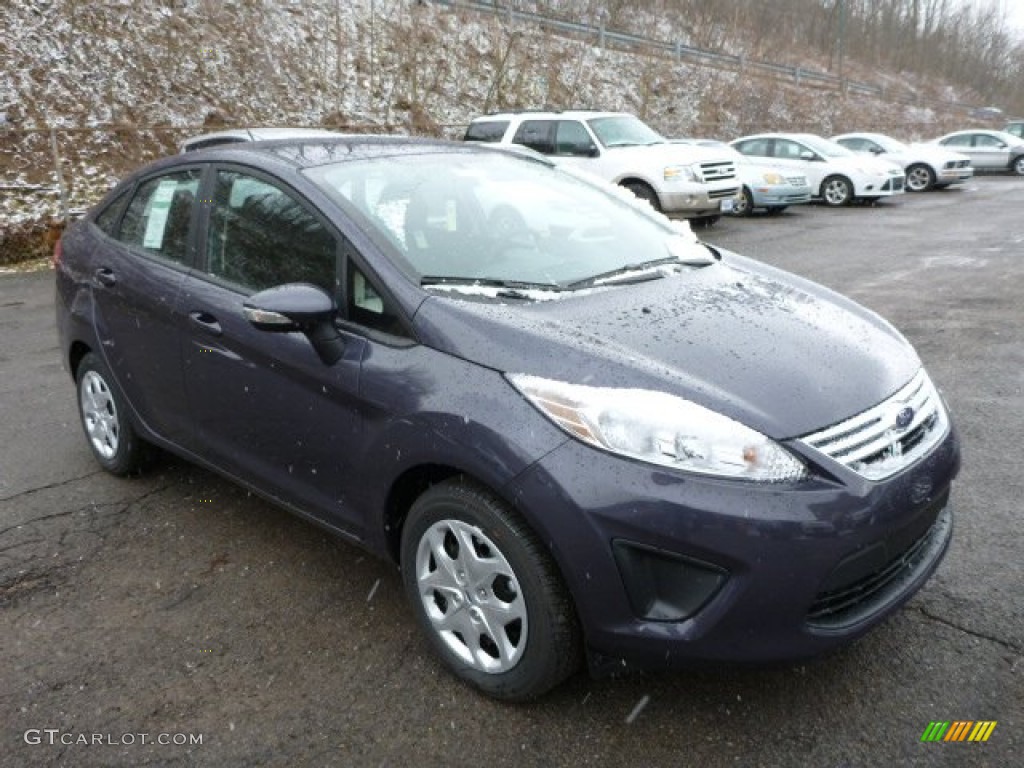 2013 Fiesta SE Sedan - Violet Gray / Charcoal Black photo #1