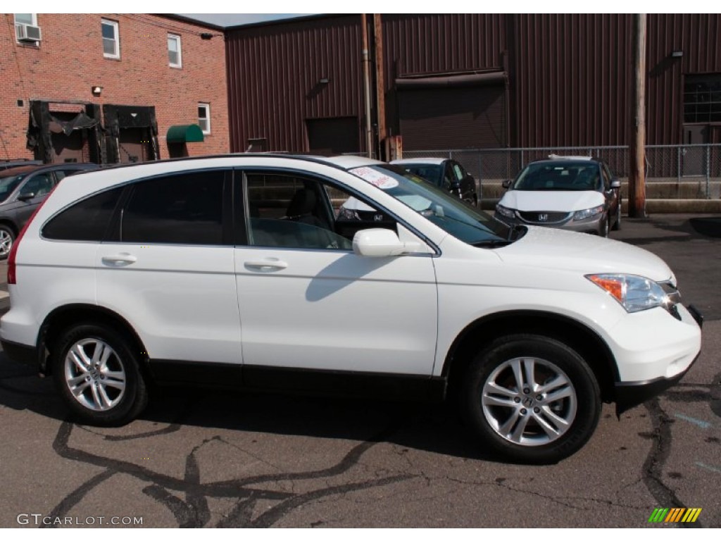 2011 CR-V EX-L 4WD - Taffeta White / Gray photo #5