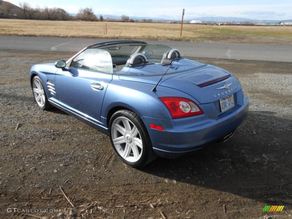 2006 Crossfire Limited Roadster - Aero Blue Pearl / Dark Slate Gray/Vanilla photo #11