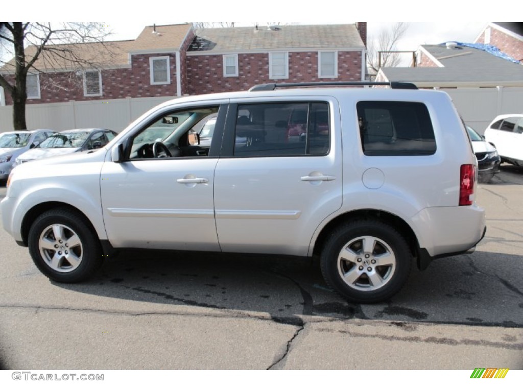Alabaster Silver Metallic 2011 Honda Pilot EX-L 4WD Exterior Photo #77902785