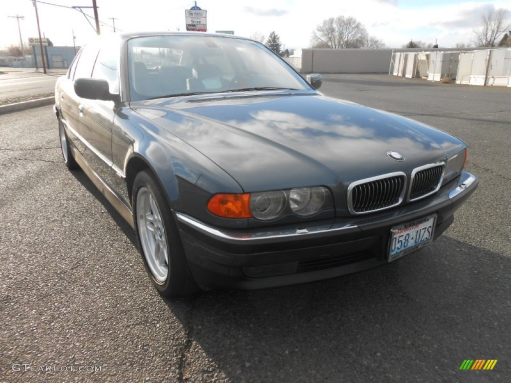 2000 7 Series 740iL Sedan - Anthracite Metallic / Grey photo #1