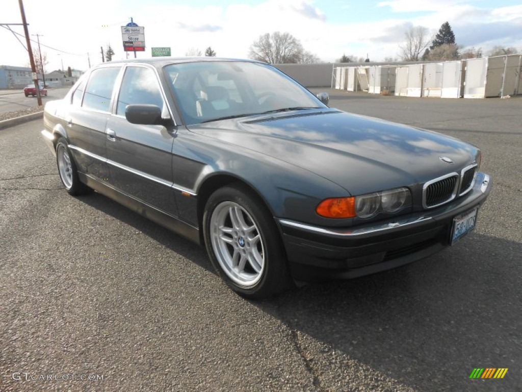 2000 7 Series 740iL Sedan - Anthracite Metallic / Grey photo #2