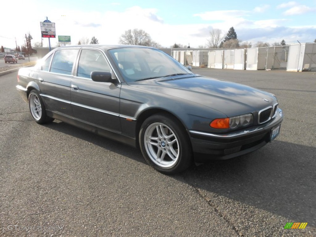 2000 7 Series 740iL Sedan - Anthracite Metallic / Grey photo #3