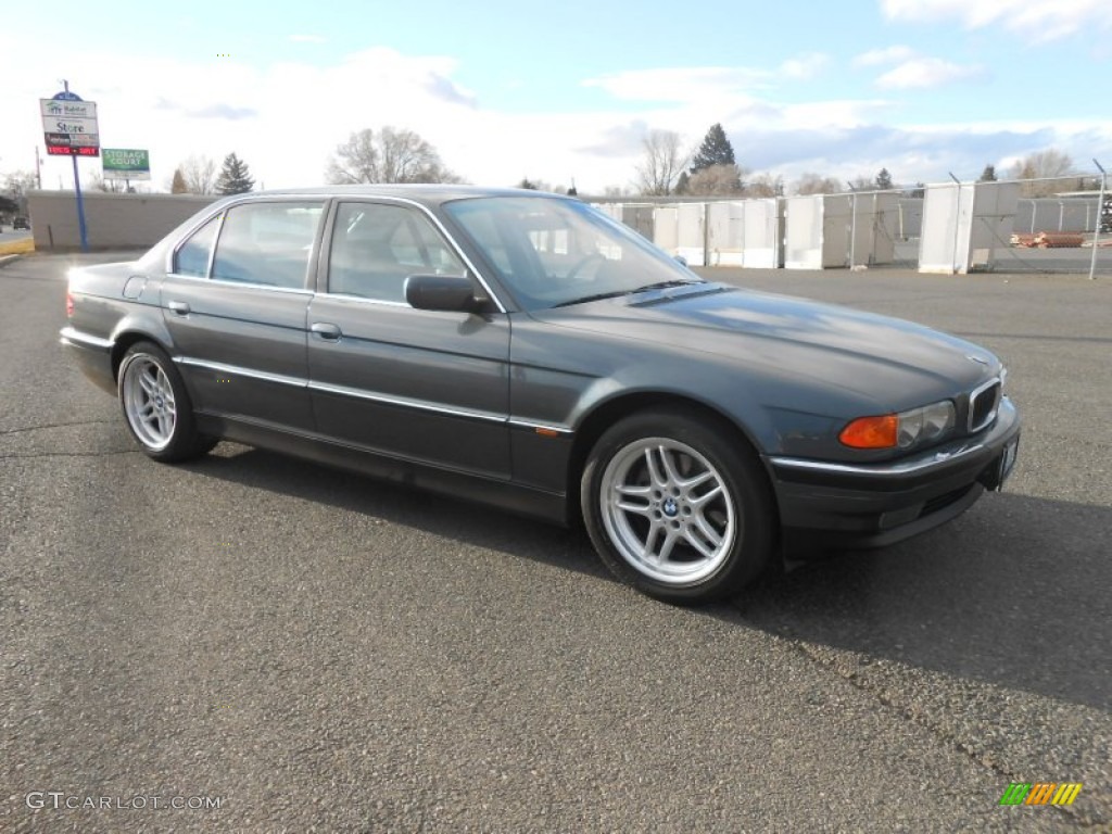 2000 7 Series 740iL Sedan - Anthracite Metallic / Grey photo #4