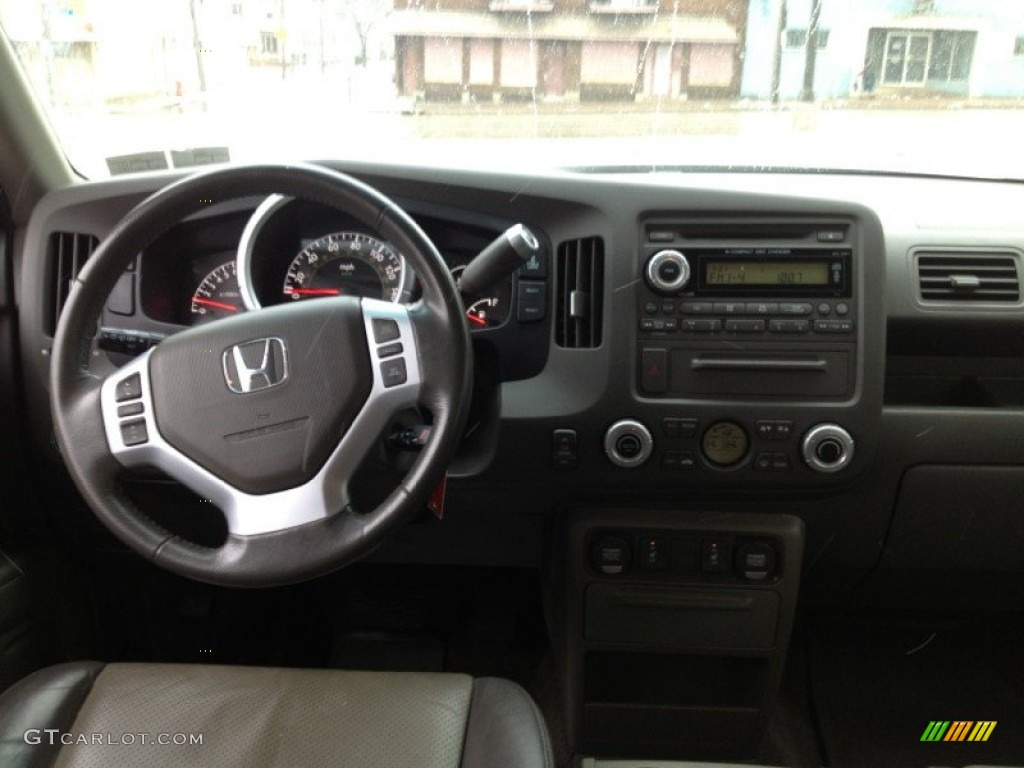 2006 Honda Ridgeline RTL Olive Dashboard Photo #77903042