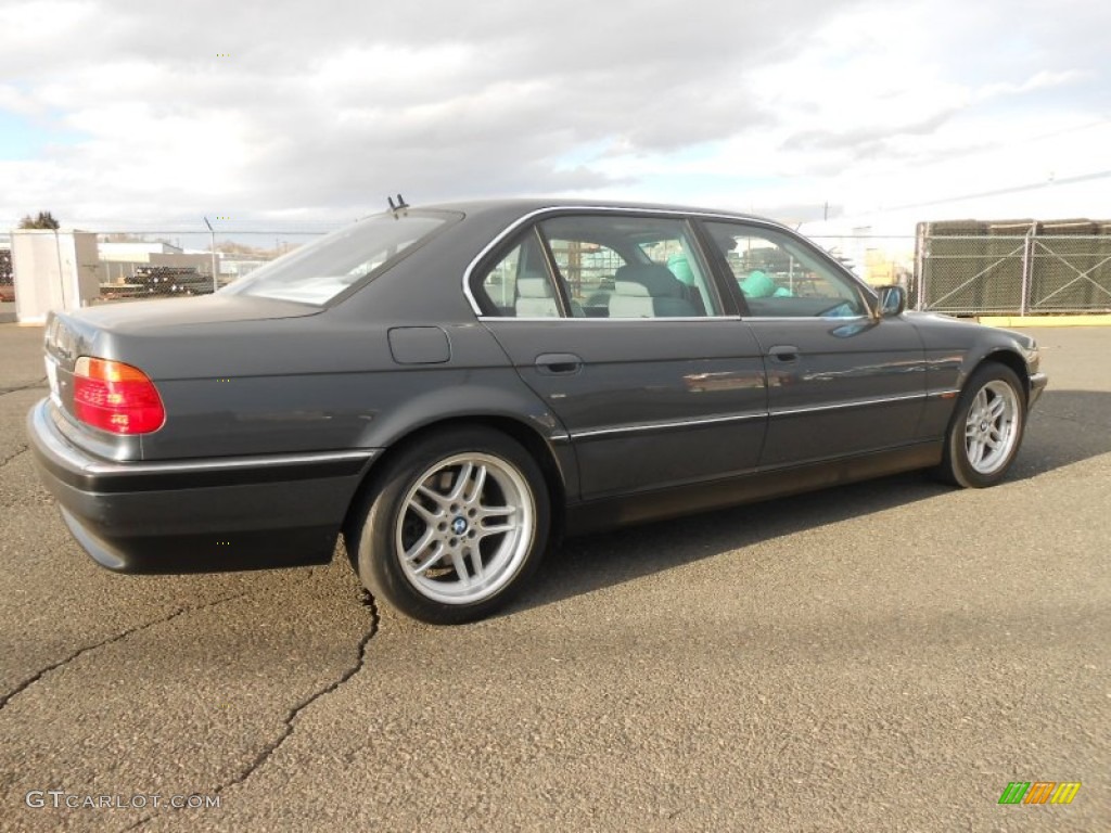 2000 7 Series 740iL Sedan - Anthracite Metallic / Grey photo #7