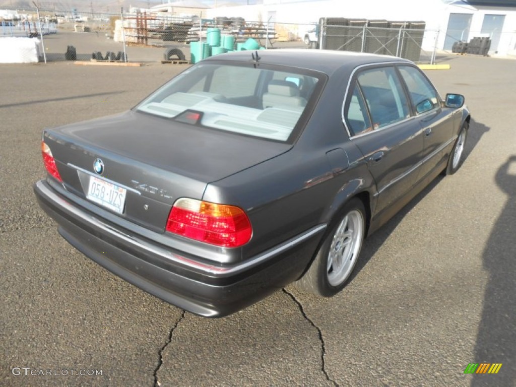 2000 7 Series 740iL Sedan - Anthracite Metallic / Grey photo #9