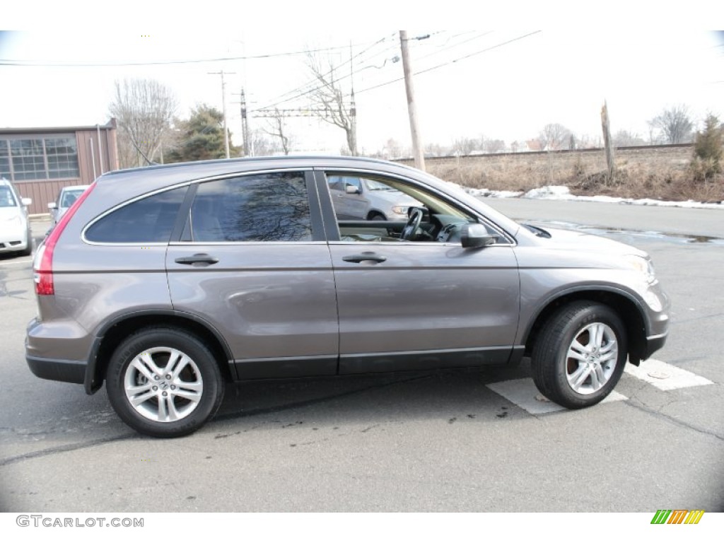 2011 CR-V EX 4WD - Urban Titanium Metallic / Ivory photo #4