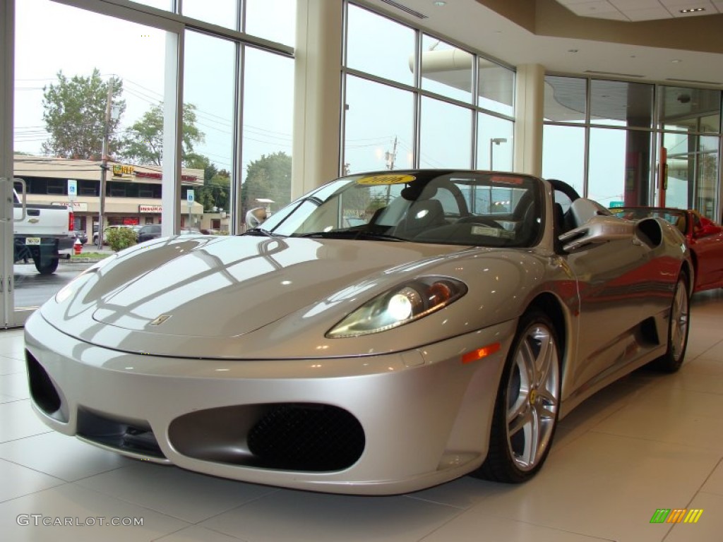 Argento Nurburgring (Silver Metallic) 2006 Ferrari F430 Spider F1 Exterior Photo #77903282