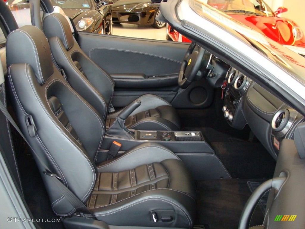 Nero (Black) Interior 2006 Ferrari F430 Spider F1 Photo #77903617