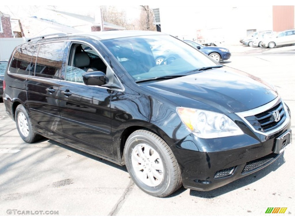 Crystal Black Pearl 2010 Honda Odyssey EX-L Exterior Photo #77903726