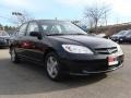 2005 Nighthawk Black Pearl Honda Civic EX Sedan  photo #8