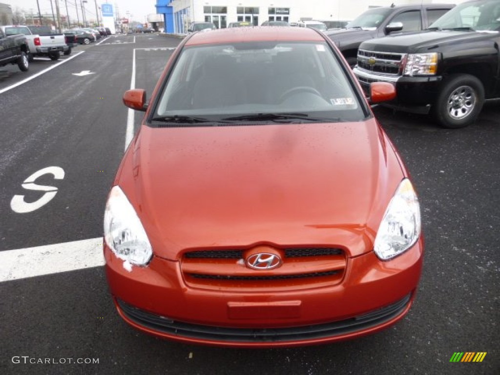 Tango Red 2010 Hyundai Accent GS 3 Door Exterior Photo #77904049